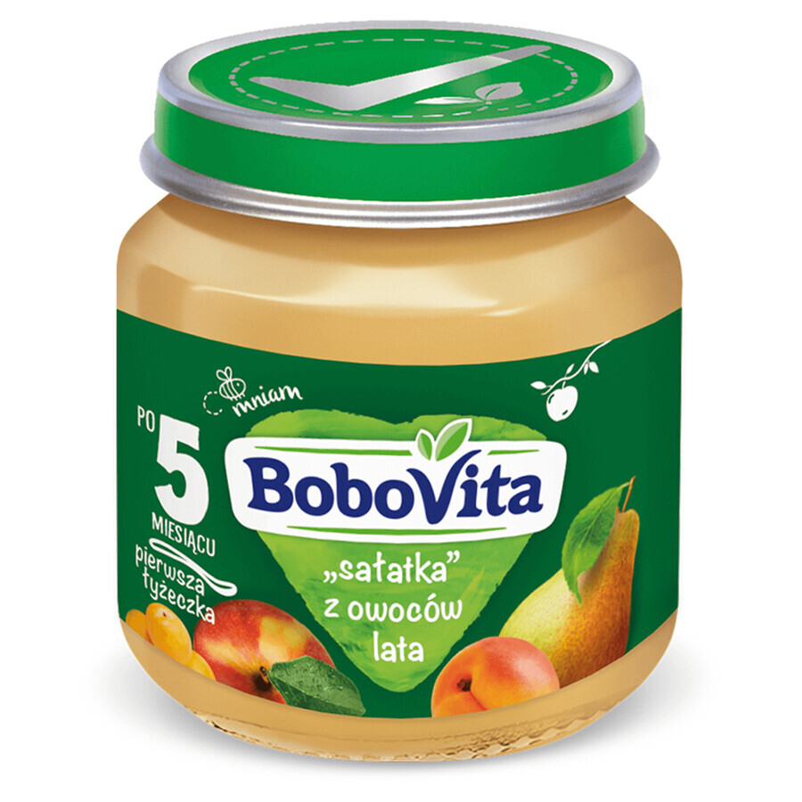 BoboVita Postre, ensalada de frutas de verano, después de 5 meses, 125 g