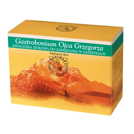 Gastrobonisan del Padre Grzegorz, mezcla de hierbas para infusión, 4 gx 25 sobres