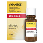 Vigantol 20.000 UI, gotas orales, solución, 10 ml