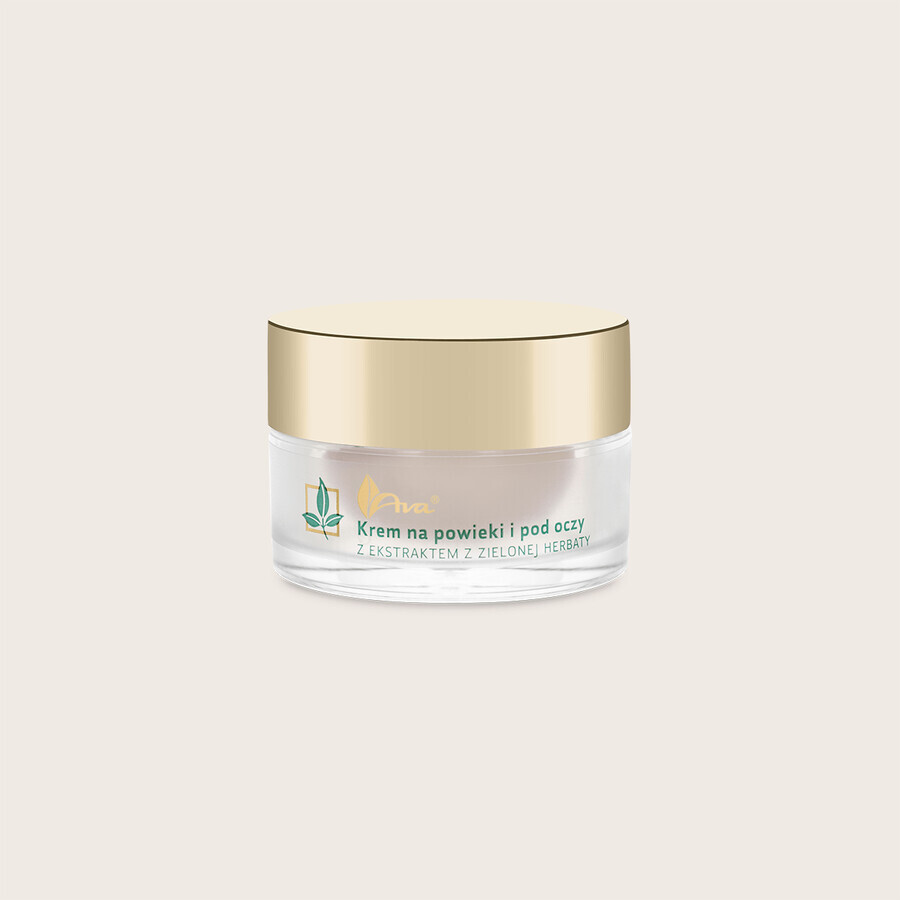 AVA Green Tea, crema antiarrugas para párpados y debajo de los ojos, 30 ml