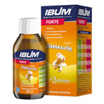 Ibum Forte 200 mg/ 5 ml, suspensión oral para niños a partir de 3 meses, sabor plátano, 100 g