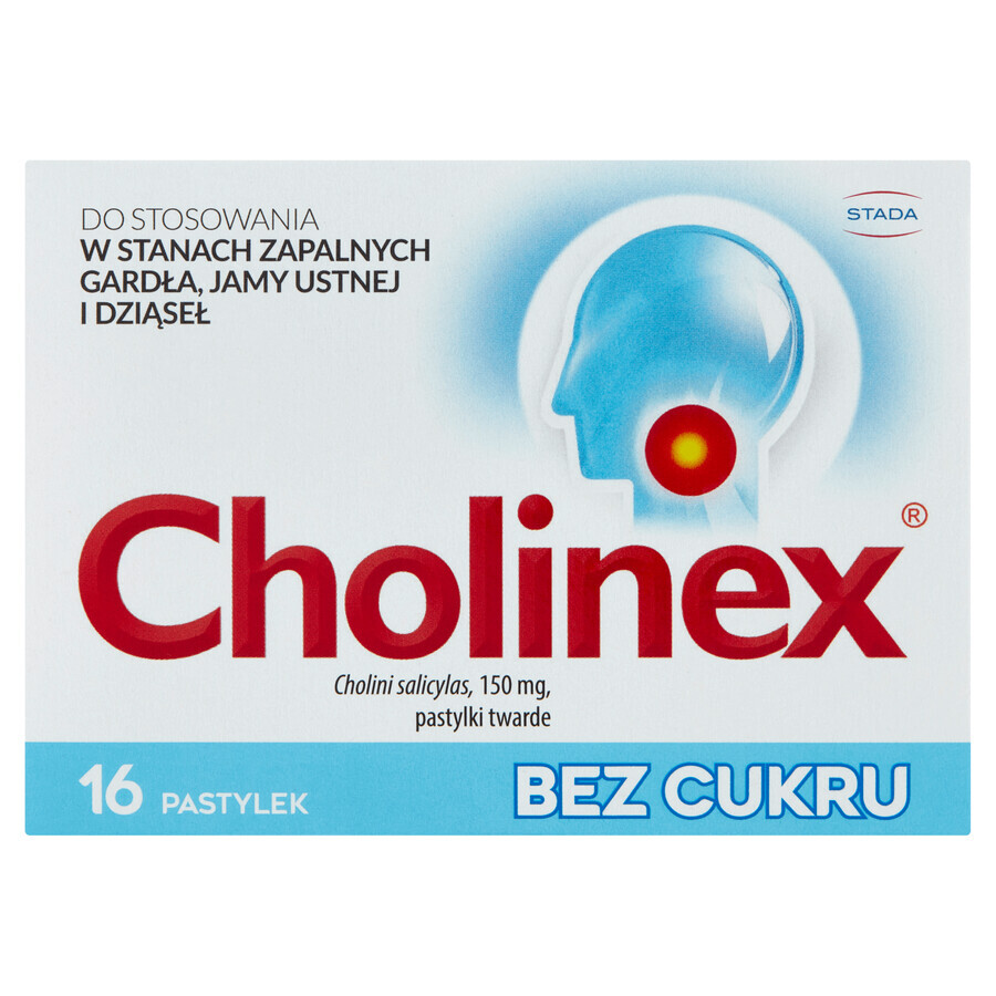 Cholinex 150 mg, sugar free, 16 tablets