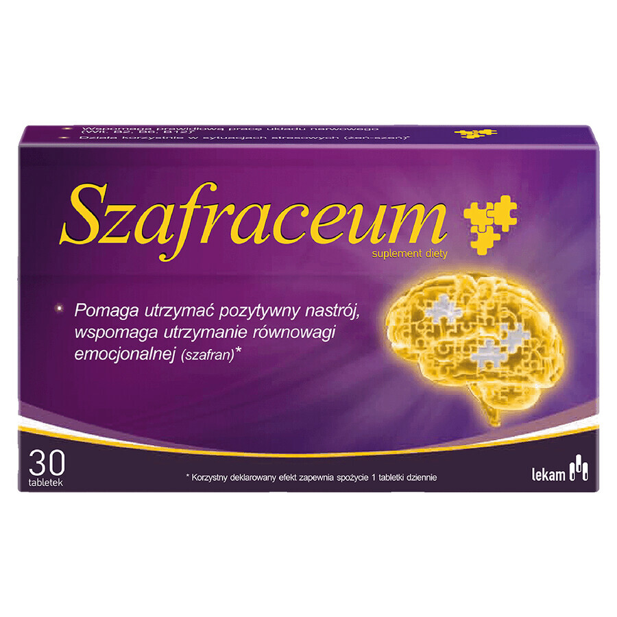 Saffraceum, 30 comprimidos