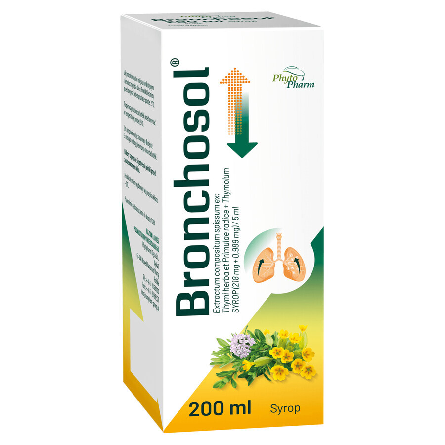 Bronchosol, sirop, 200 ml