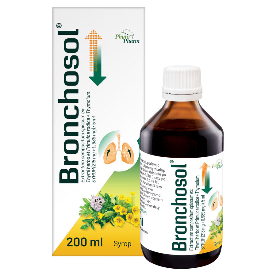 Bronchosol, sirop, 200 ml