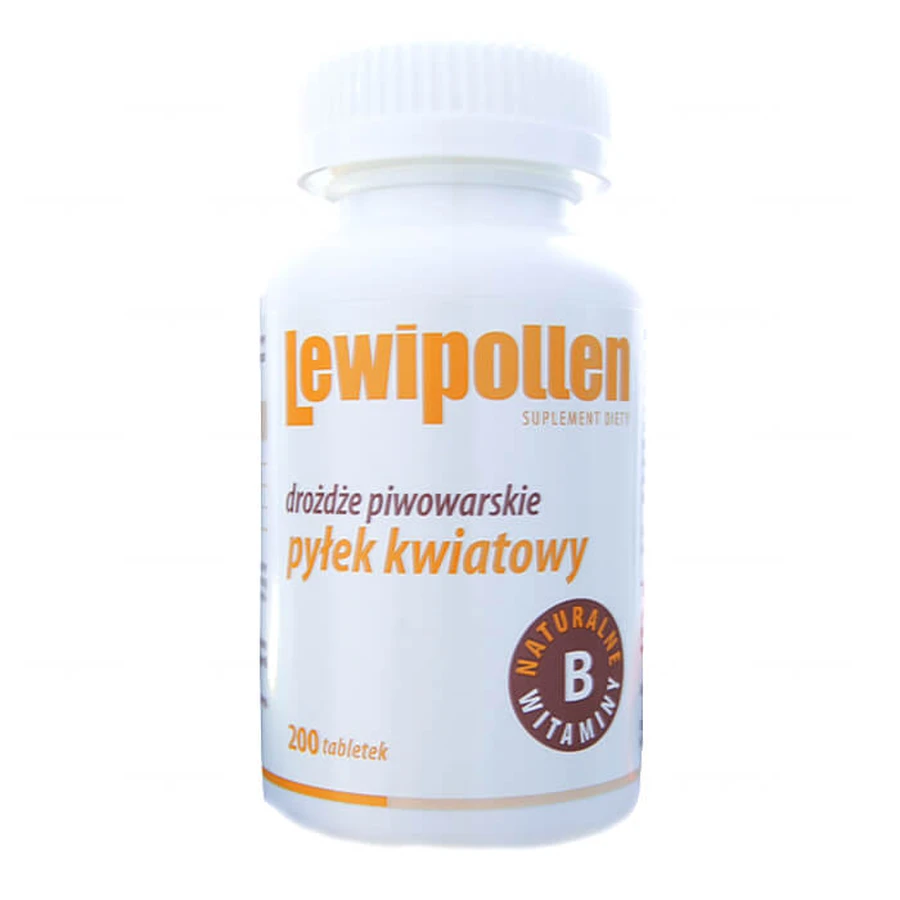 Levipollen Drojdie de bere + polen, 200 comprimate