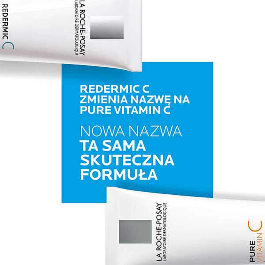 La Roche-Posay Pure Vitamin C Eyes, cuidado de ojos antiarrugas intensamente hidratante y reafirmante, 15 ml