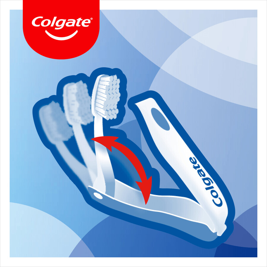 Colgate Portable/Travel, foldable travel toothbrush, soft, 1 pc