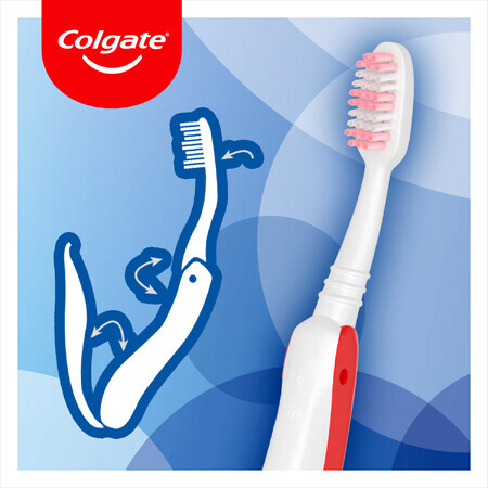 Colgate Portable/Travel, foldable travel toothbrush, soft, 1 pc