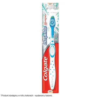 Colgate, szczoteczka do zębów, Max White, Soft, 1 sztuka
