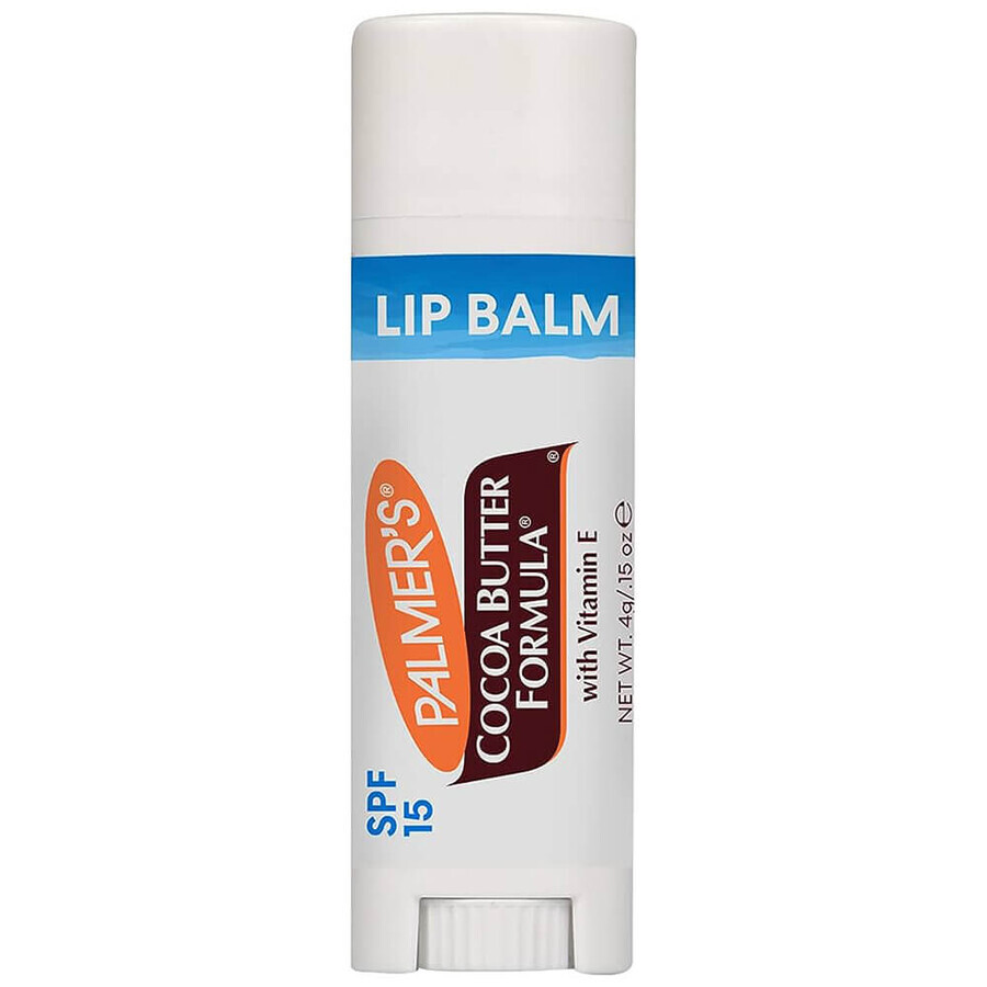 Palmer's Cocoa Butter Formula, bálsamo labial en barra, SPF 15, 4 g