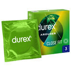 Durex Arouser, preservativi rigati, 3 pezzi