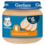 Gerber Obiadek, pavo delicado, a partir de 6 meses, 80 g