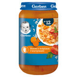 Gerber Junior, Diner risotto met kalkoen en groenten, na 12 maanden, 250 g