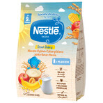 Nestle Dzień Dobry Gachas de arroz y maíz, manzana, plátano y albaricoque, leche, después de 9 meses, 230 g