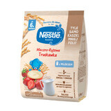 Nestle Porridge with milk and rice, strawberries, after 6 months, 230 g