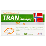 Avec Pharma Familijny Tran con vitaminas A + D, 120 cápsulas