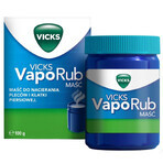 Vicks VapoRub, pomada para niños a partir de 5 años y adultos, 100 g