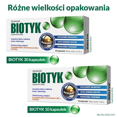 Biotyk, 30 kapsułek: ceny i cechy