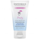 Dermedic Linum Baby, crema de protección especial para el rostro desde el primer día de vida, FPS 15, 50 g