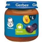 Gerber Postre, ciruelas, después de 4 meses, 125 g