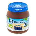 Gerber Postre, ciruelas, después de 4 meses, 125 g