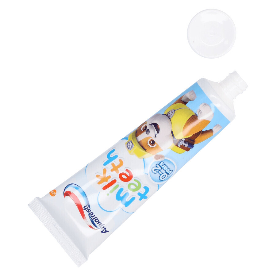 Aquafresh Milk Teeth, pasta dentífrica para niños, 0-2 años, 50 ml