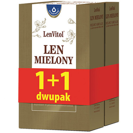 Oleofarm LenVitol, lino molido, 2 x 200 g