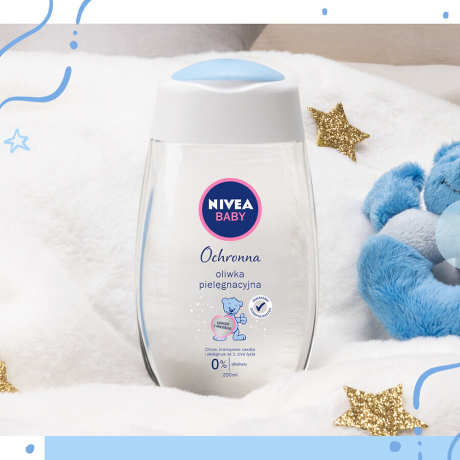 Nivea Baby, aceite protector para bebés desde el primer día, 200 ml