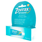 Zovirax Intensivo 50 mg/1 g, crema, 2 g