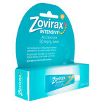 Zovirax Intensivo 50 mg/1 g, crema, 2 g