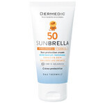 Dermedic Sunbrella Baby, crema protectora para niños y bebés, piel sensible, SPF 50, 50 g