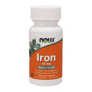 Now Foods IJzer 18 mg, ijzer, 120 capsules