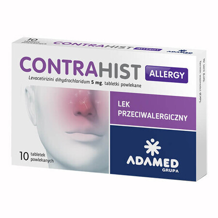 Contrahist Allergy 5 mg, 10 comprimidos recubiertos con película