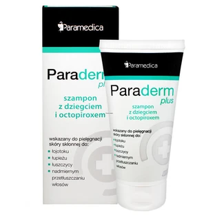 Paraderm Plus, szampon z dziegciem i octopiroxem, 150 g