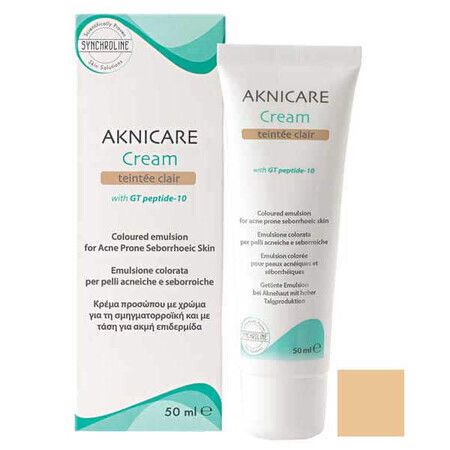 Synchroline, Aknicare Teintee Claire, Crema BB, 50 ml