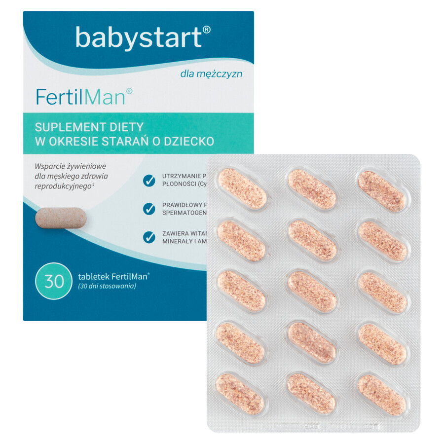 Babystart FertilMan, 30 comprimidos