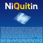 NiQuitin Transparent 21 mg/24 h, transdermal system, patch, 7 pieces