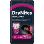 Huggies DryNites Girls, culotte de nuit, pour filles, 4-7 ans, 17-30 kg, 10 pièces