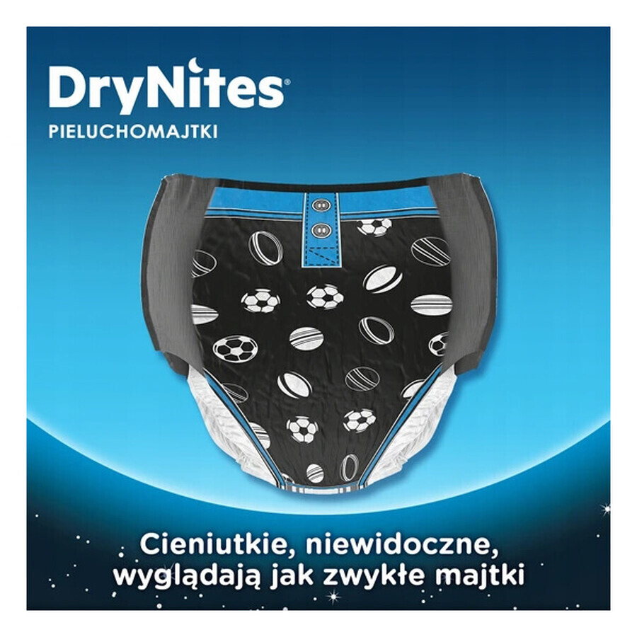 Huggies DryNites, slips de nuit pour garçons, 8 -15 ans, 27-57 kg, 9 pièces