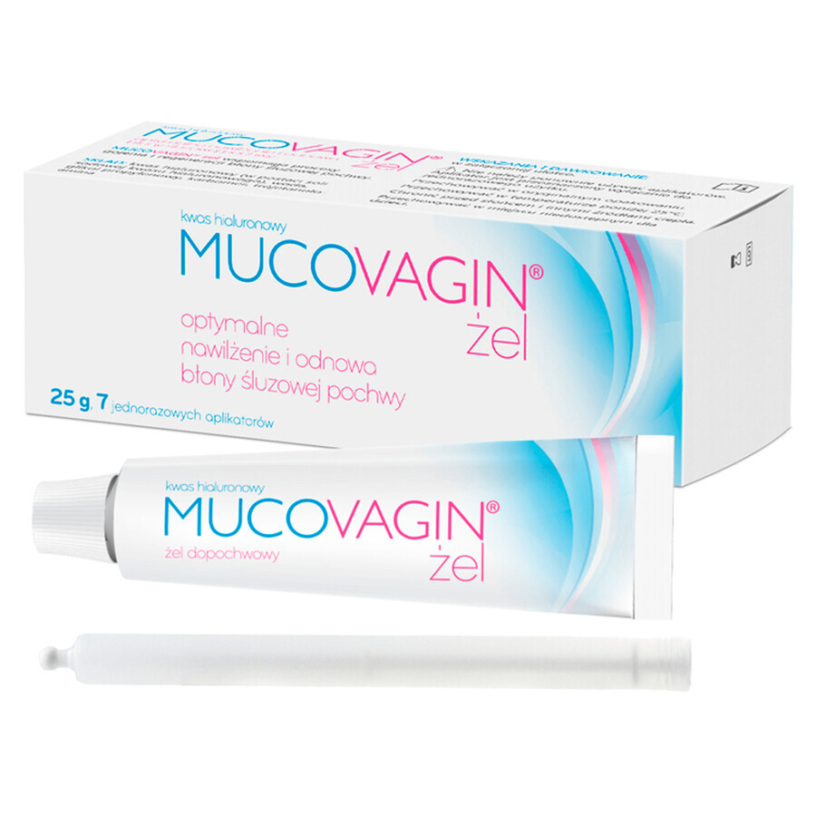 Mucovagin, gel vaginal, 25 g + 7 aplicadores