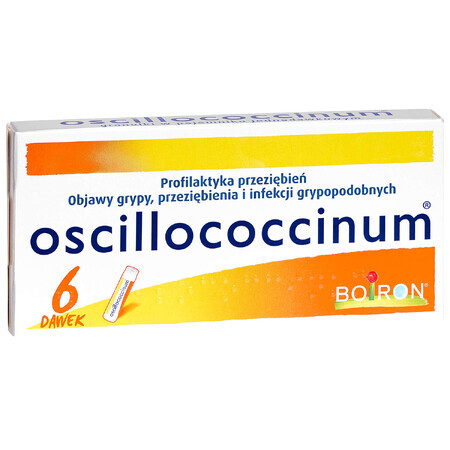 Boiron Oscillococcinum, gránulos, 1 g x 6 dosis