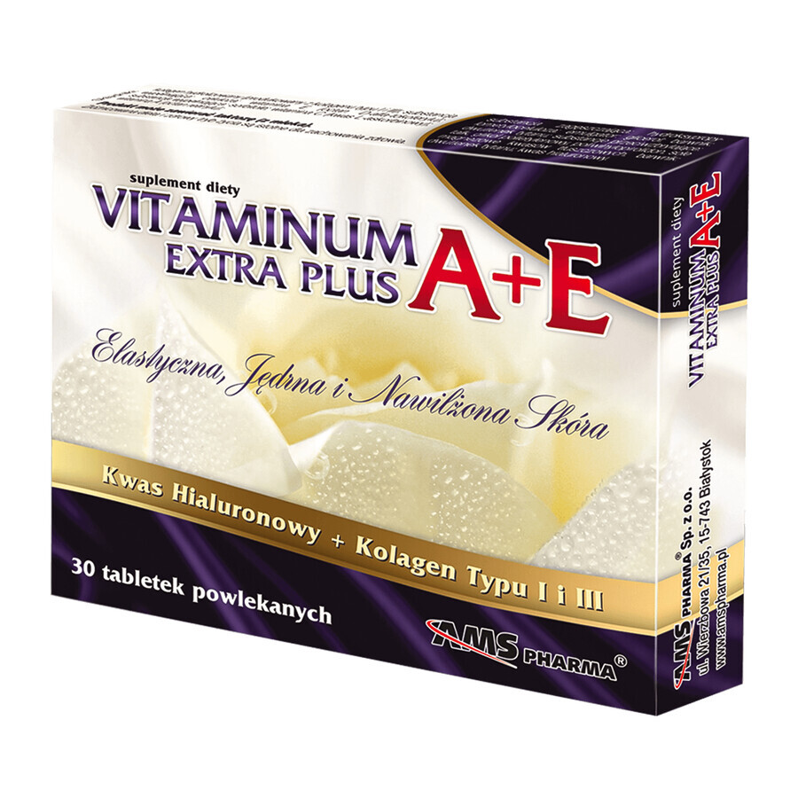 Vitamina A+E Extra Plus, 30 comprimidos