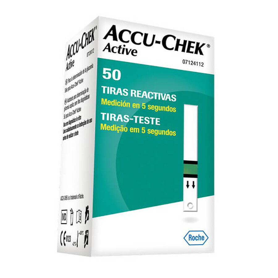 Accu-Chek Active strisce reattive, 50 unità, Roche