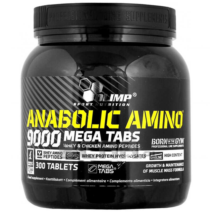 Olympus, Anabolic Amino 9000, 300 comprimidos