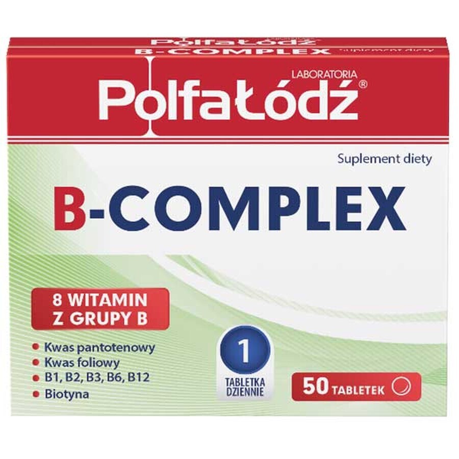 Laboratoria PolfaŁódź B-Complex, 50 tablets