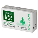 Biały Jeleń, Jabón en barra hipoalergénico, calmante, 85 g