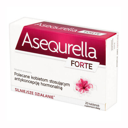 Asequrella Forte, 20 tablets