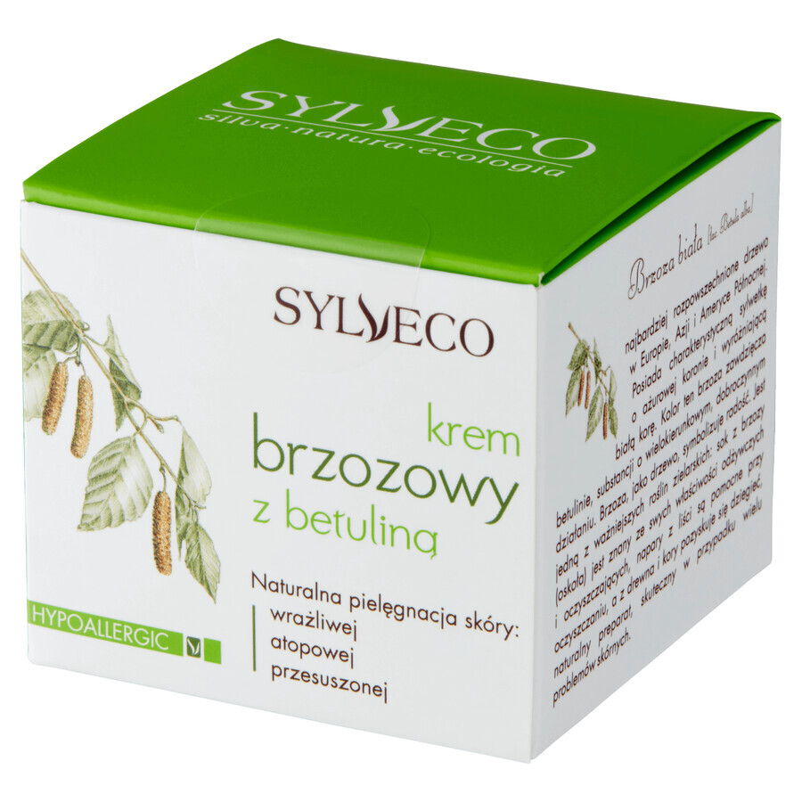 Sylveco, crema di betulla con betulina, 50 ml