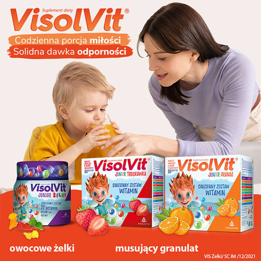 VisolVit Junior, Geleebohnen, Fruchtgeschmack, 50 Stück